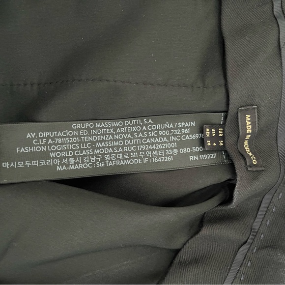 Massimo Dutti Women's Navy Pinstripe Trousers😍😍😍 - Picture 10 of 11